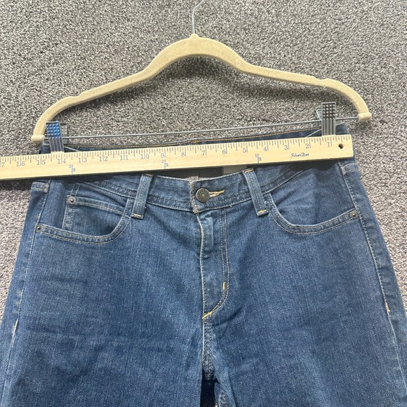 Y2k Eddie Bauer Jeans Women 4 Blue Denim Mid Rise Bootcut‎ Classic 5 Pocket - Picture 7 of 16